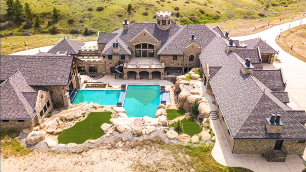 Montana Mega Mansion, indoor shooting range, gun range, pool
