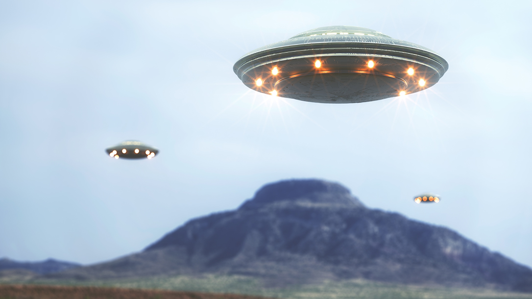 UFO tinfoil hat conspiracy at Roswell, New Mexico.
