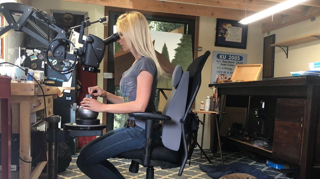 Melissa McMinn Studios, firearm engraver