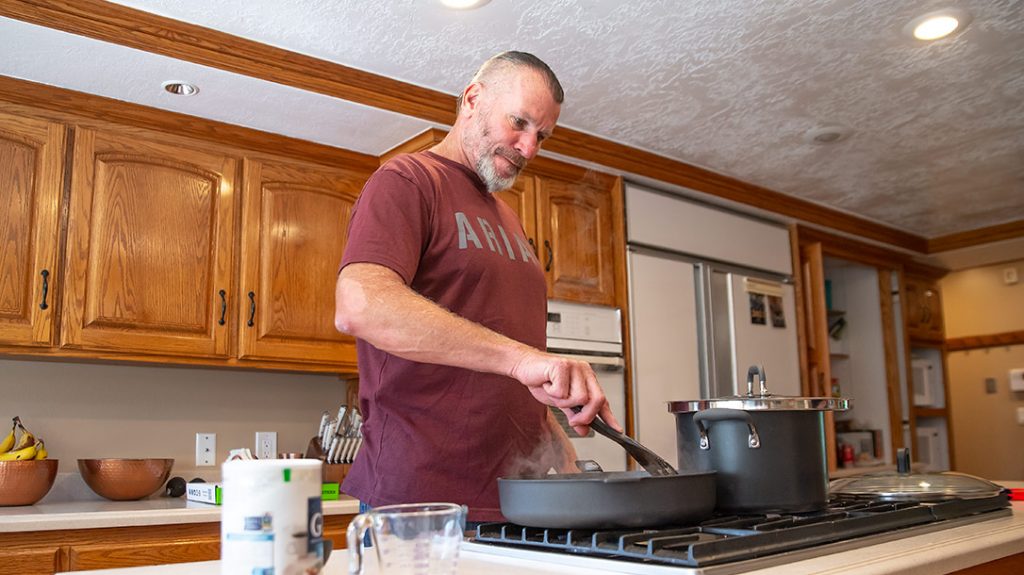 Charlie Melton is a foodie and got his love of cooking from his mom and grandma.