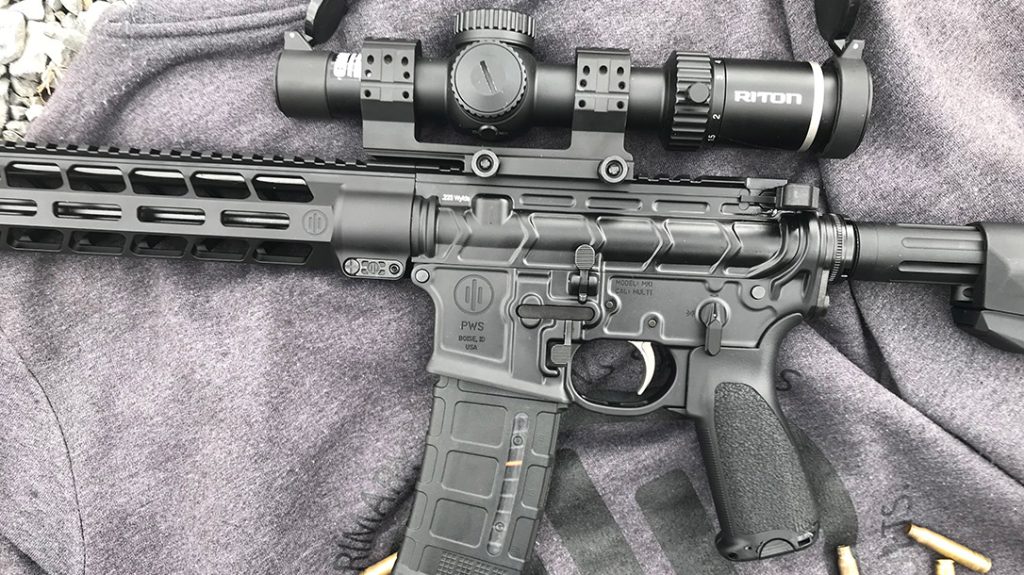 The PWS MK1 MOD 2-M series features ambidextrous controls for the safety selector, bolt release and magazine release.
