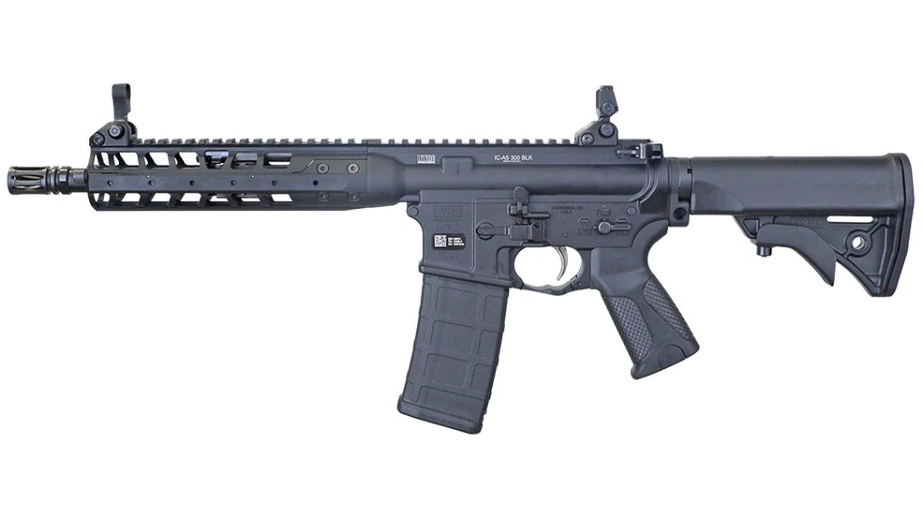 The LWRCI IC A5 in 300 BLK features folding sights and several component upgrades.