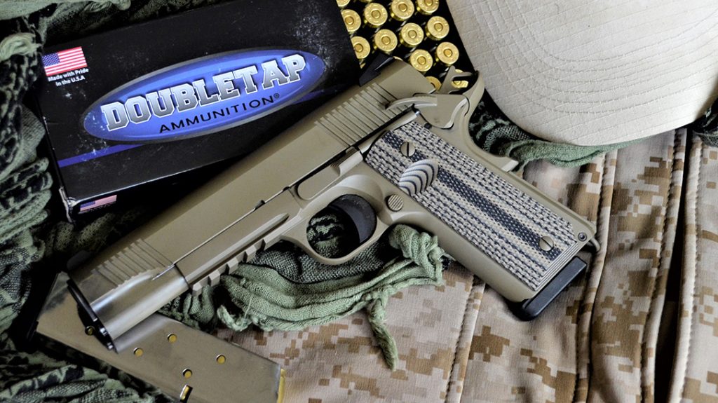 Left side Tisas 1911 Raider and DoubleTap ammo. 