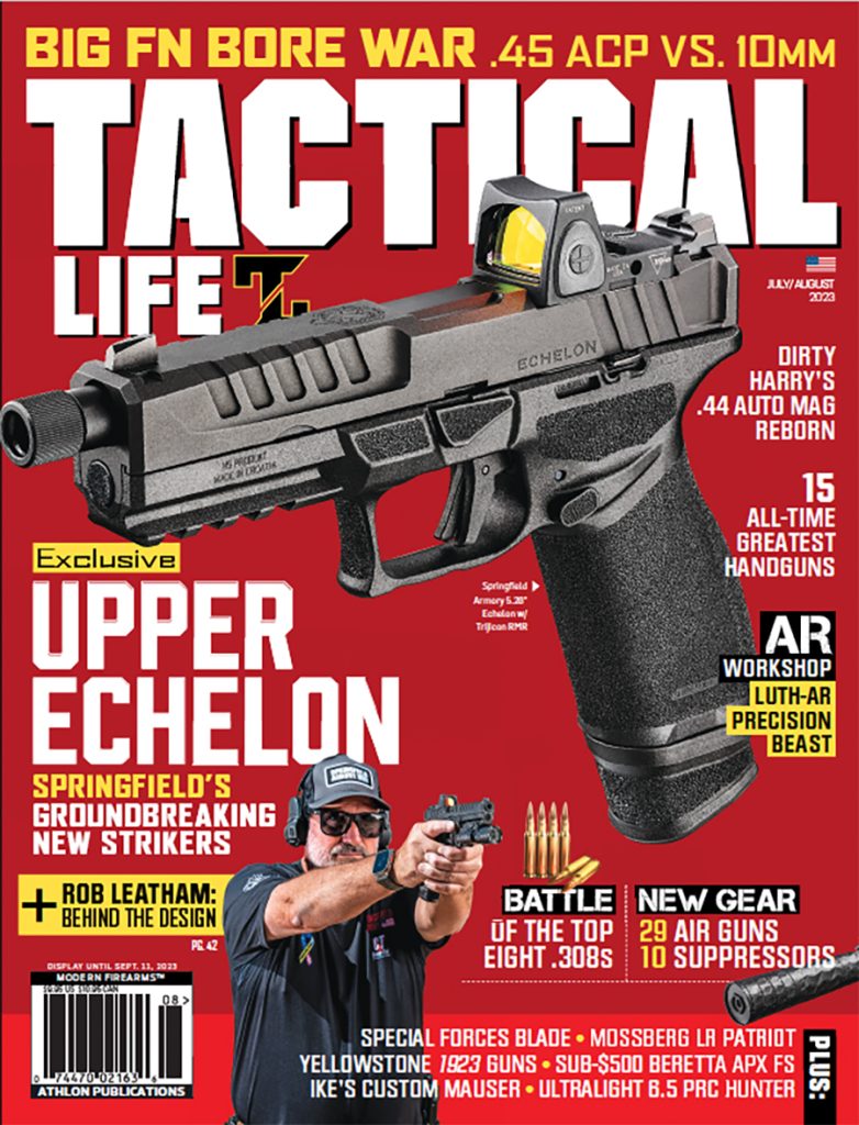 July-August 2023 issue of Tactical Life cover. 
