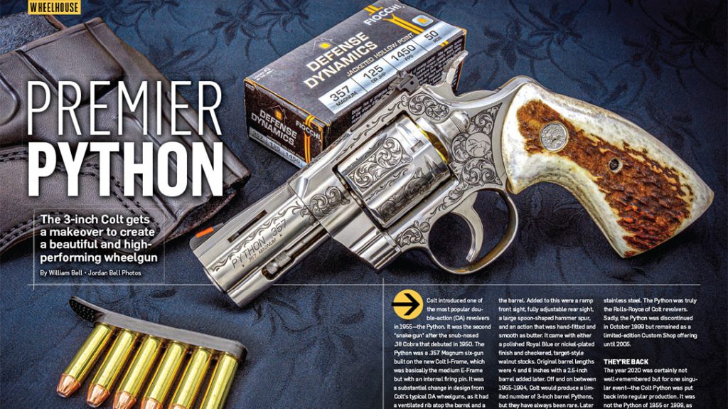 Premier Colt Python - in the Sept/Oct 2023 Issue of Combat Handguns.