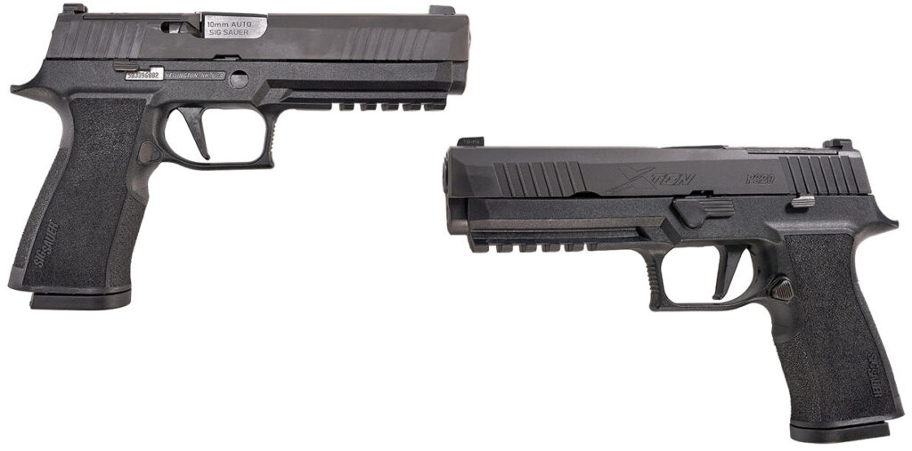The P320-XTEN uses Sig Sauer’s XSeries trigger with a flat face and a very clean 90-degree break.