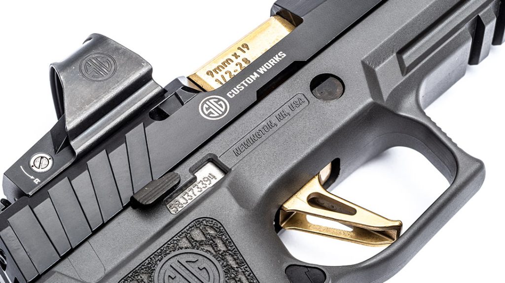 The P320 comes standard with flat XSeries triggers and are optics ready right out of the box.