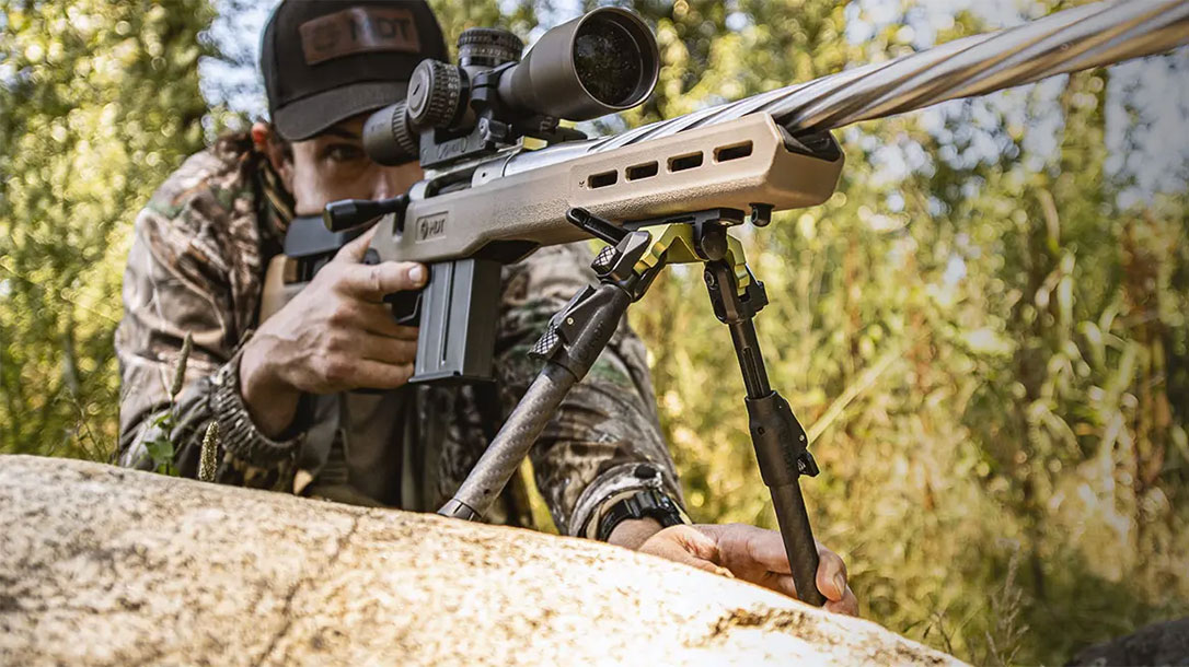 The MDT Field Stock for Ruger American Short Action.