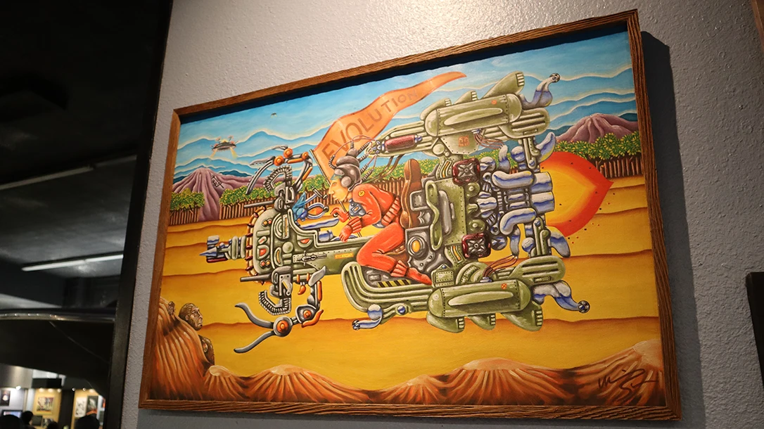 Pical sits in his chariot ready to travel tthrough the solar system.