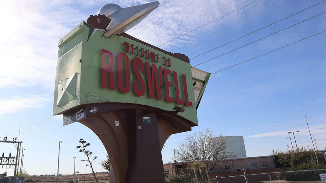 The famous Roswell sign is welcoming sight to UFO adventurers from all around the globe.