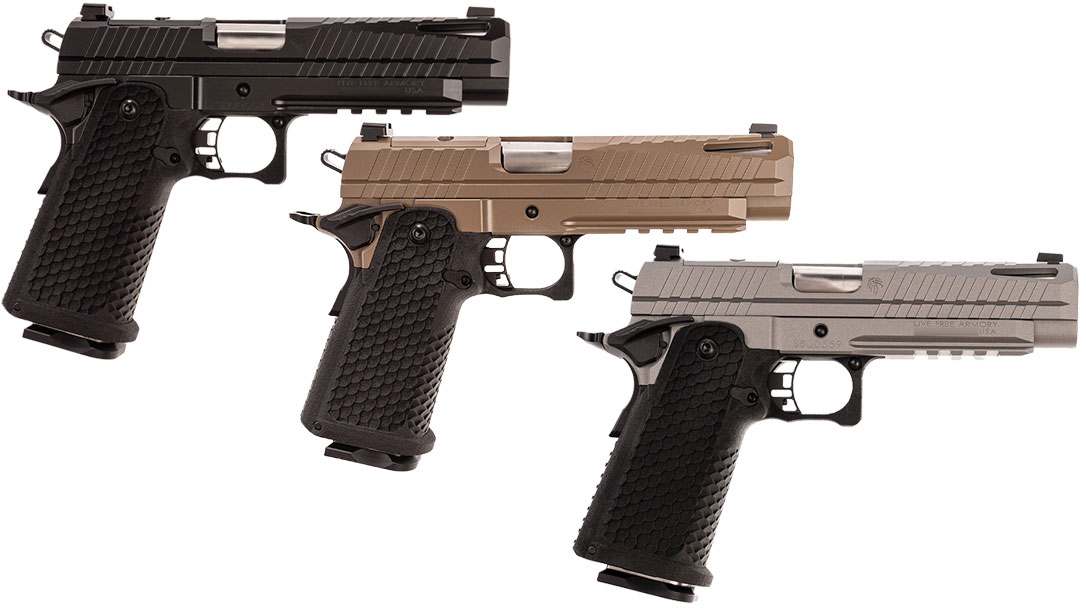 The Live Free Armory Apollo 11 Double Stack 1911.