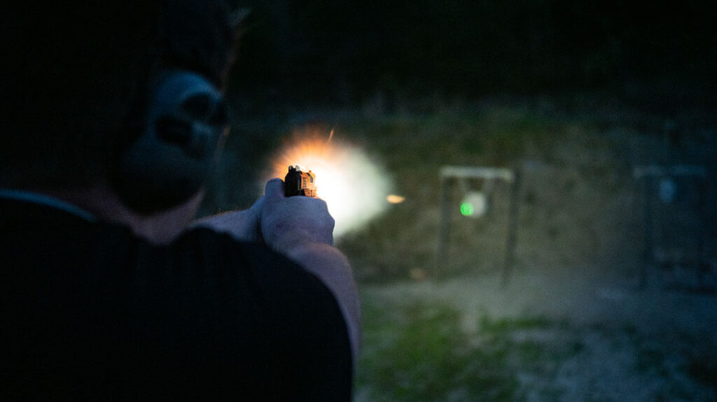 Handgun Accessories: A laser can provide a good, fast sighting option.