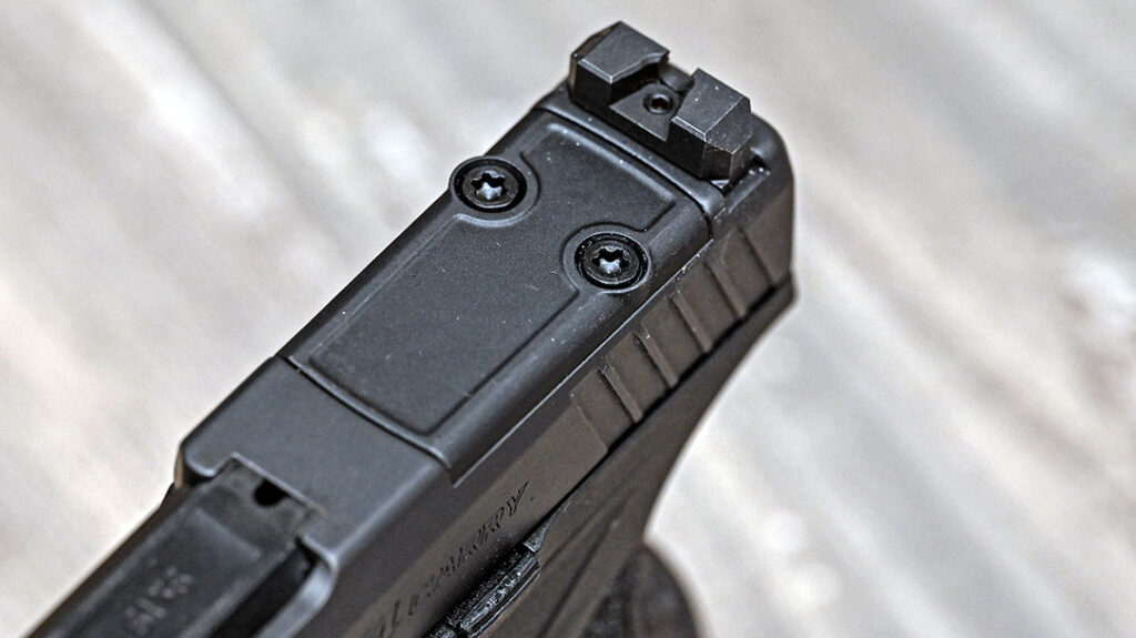 Thanks to the Taurus Optics Ready Option system, I can mount any Holosun K-series footprint and similar optics directly to the slide.
