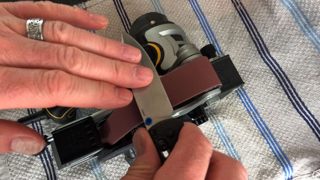 The author appreciates how much easier and faster the sharpening process is with the new Work Sharp Ken Onion MK.2.