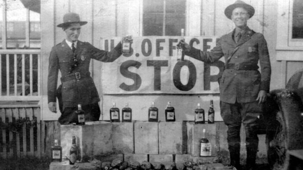 In 1920 Prohibition became the law of the land; the USBP helped enforce this law on the border and made many seizures of illicit booze.
