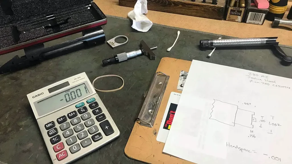 Mapping out a hunting rifle build.