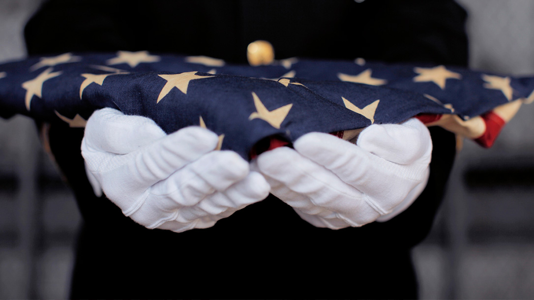 Certainly, you've seen the triangle result at a military funeral or perhaps on TV. It is a simple process that produces a beautiful way to properly store the American flag when not on display.
