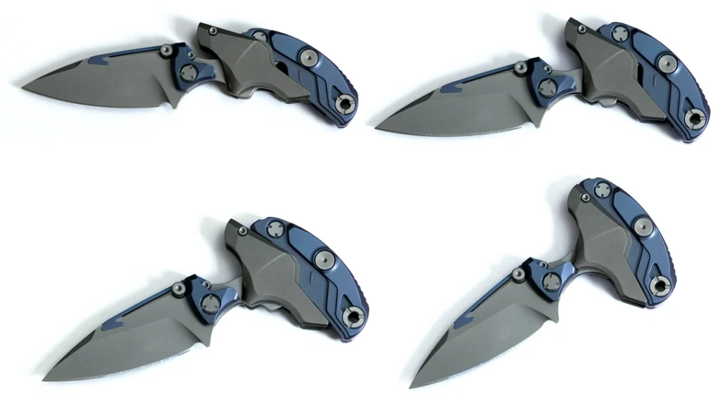 The Rike Knife Alkaid is a morphing blade that offers two configurations in one knife.