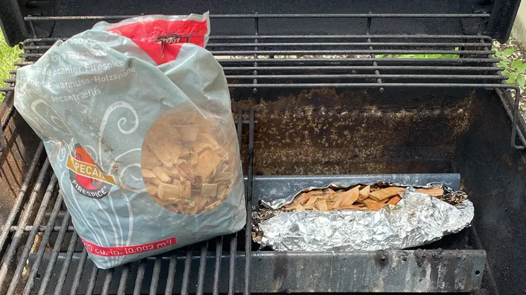 Use charcoal or hardwood chunks for a traditional, smoky flavor.