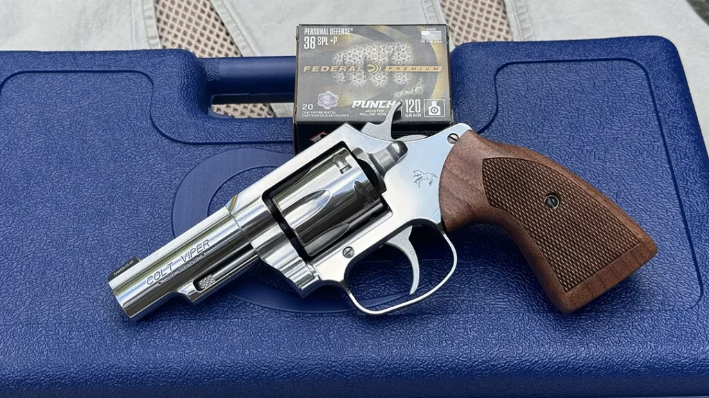 Colt Viper and Federal Punch ammo.
