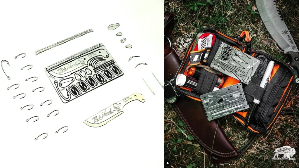 A detailed looks as to the many components that can make up one survival card.