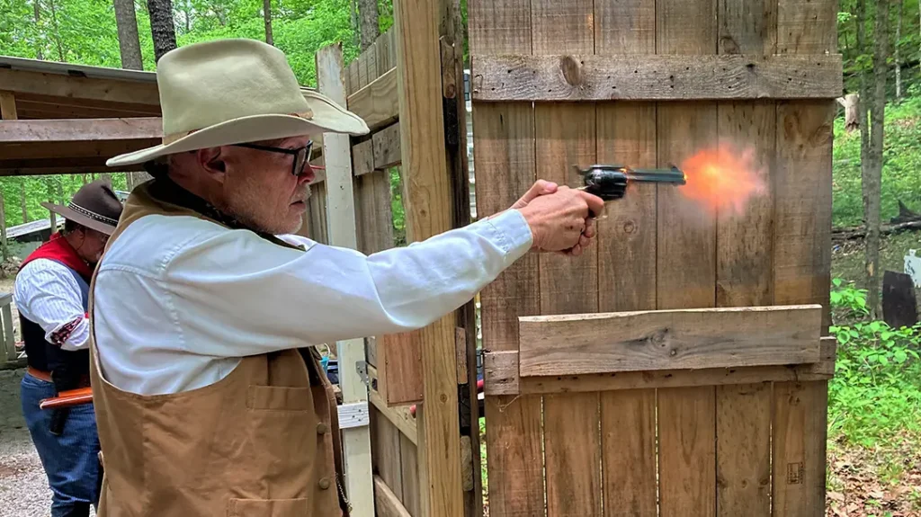 Shooting the classic Ruger Vaquero.
