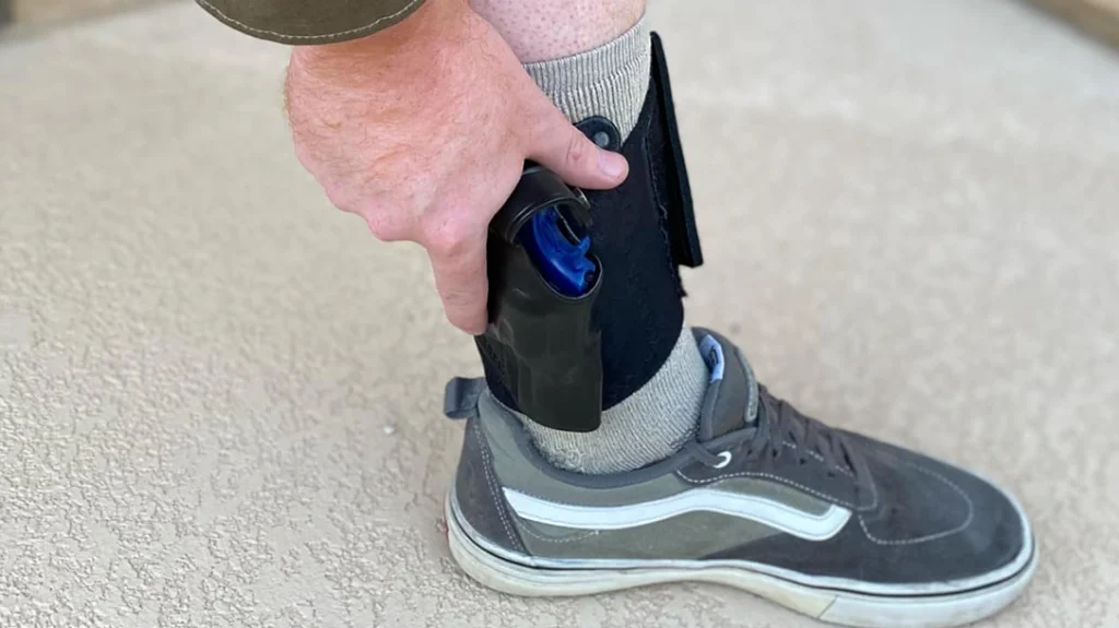 Ankle holsters provide an excellent alternative concealed carry method.