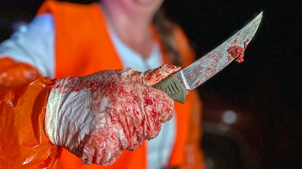 A good, sharp knife is critical for butchering game.