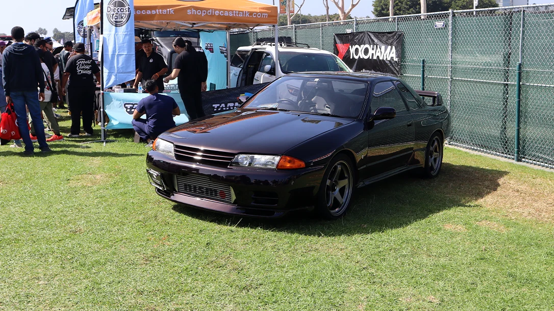 A stunning Nissan Skyline at the JCCS show.