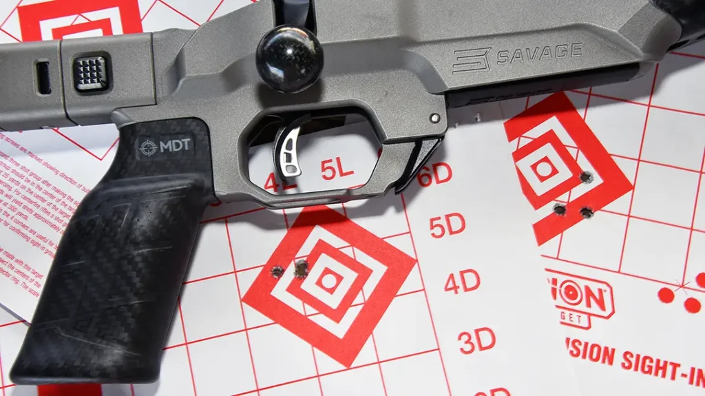 The Savage 110 Ultralite Elite produced sub-MOA accuracy.