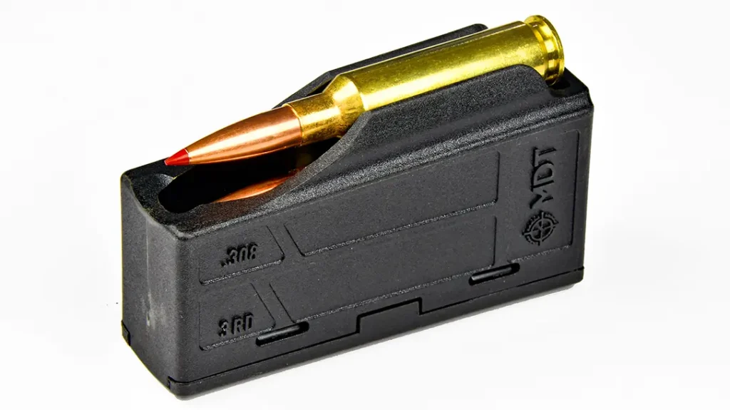 A detachable magazine provides more utility.