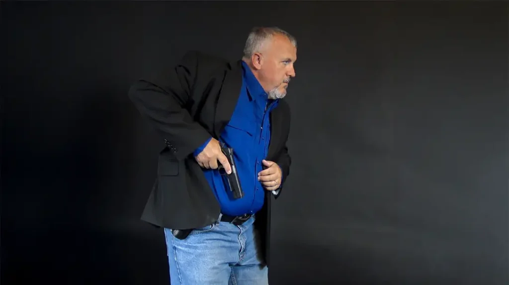 Draw it straight out.