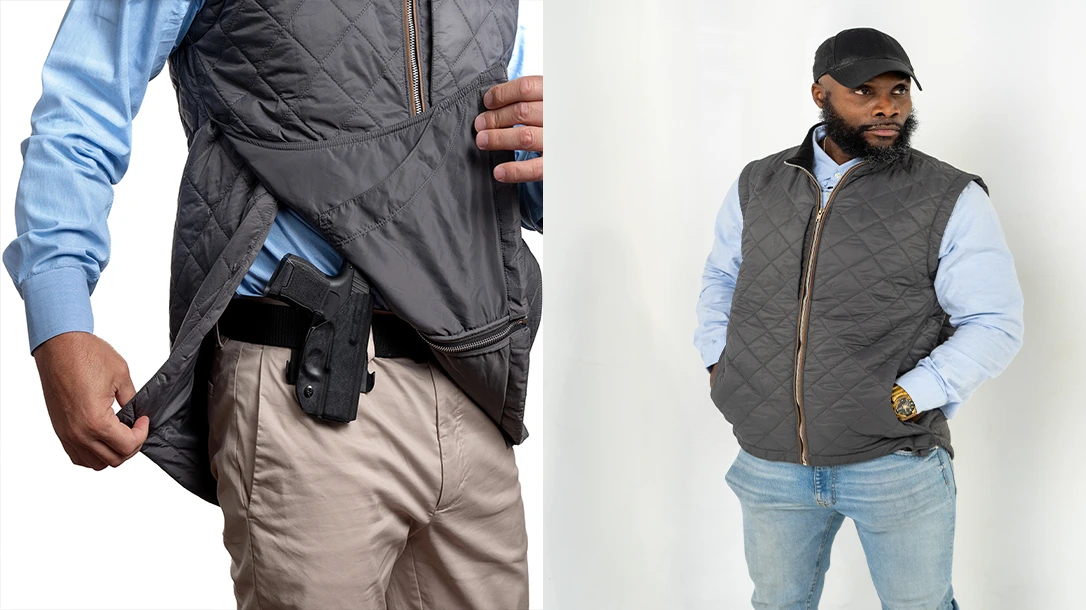 The design of The Grayman doesn’t reveal the ballistic panels or your CCW to anyone nearby.