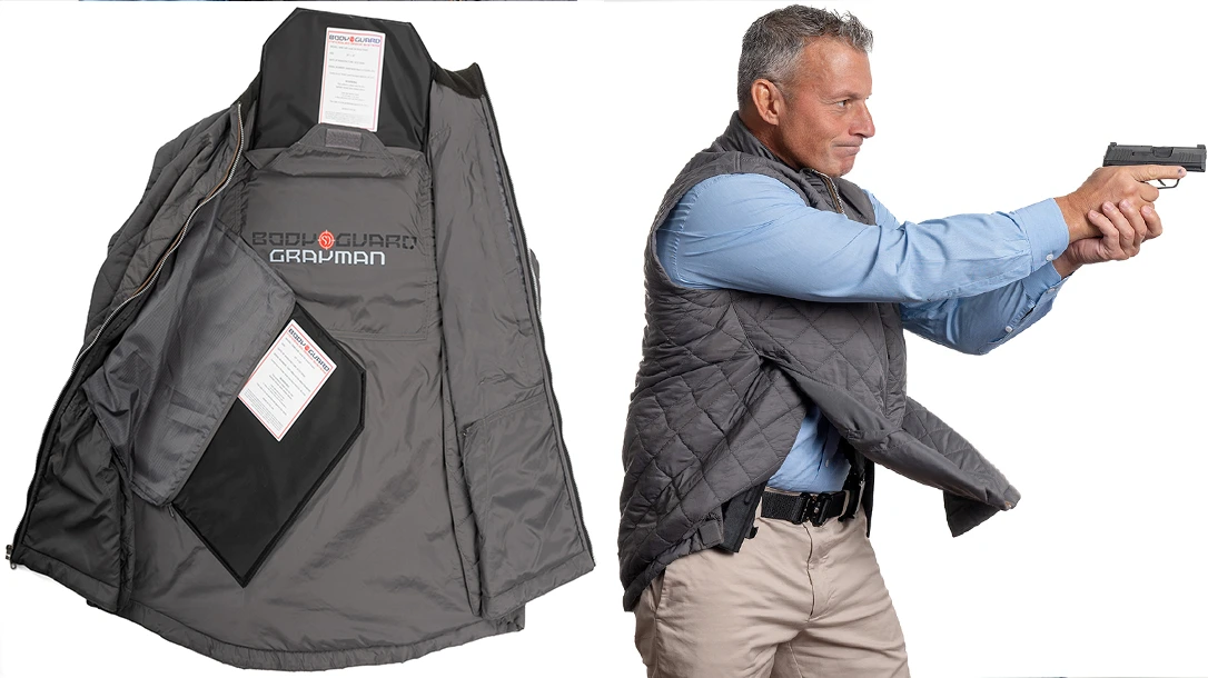 The breakaway panel allows for quick access to your firearm.