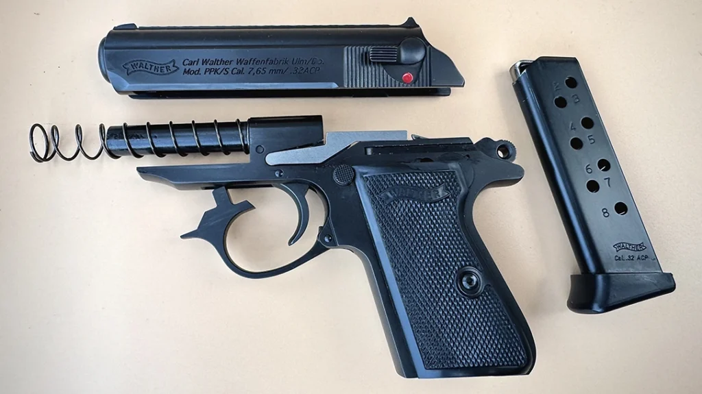 With the Walther PPK/s, take-down for cleaning the pistol is a snap.