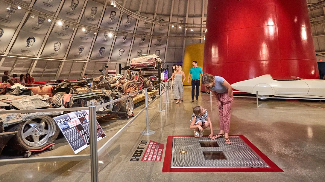 The Corvette Museum is a fantastic place to visit for any auto enthusiasts.