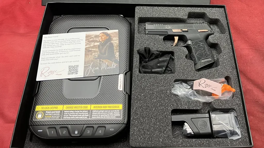 The SIG Sauer P365 380 ROSE.