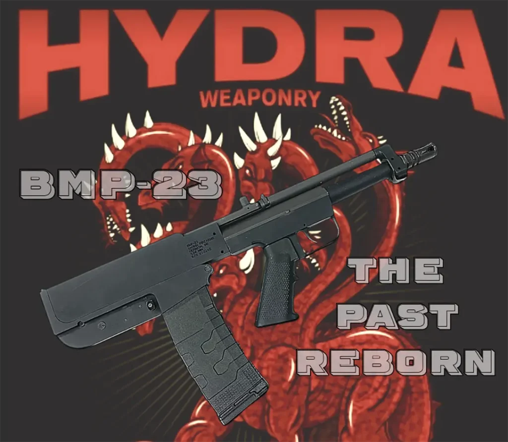 The New Hydra BMP-23 reimagines the Bushmaster Arm Pistol.