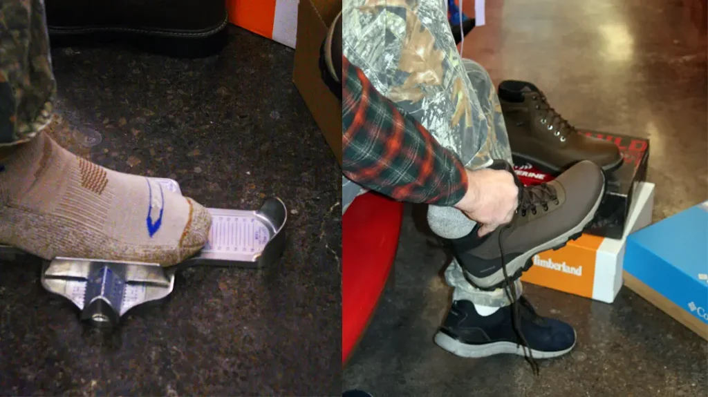 Working on achieving a good boot fit requires a fitting.