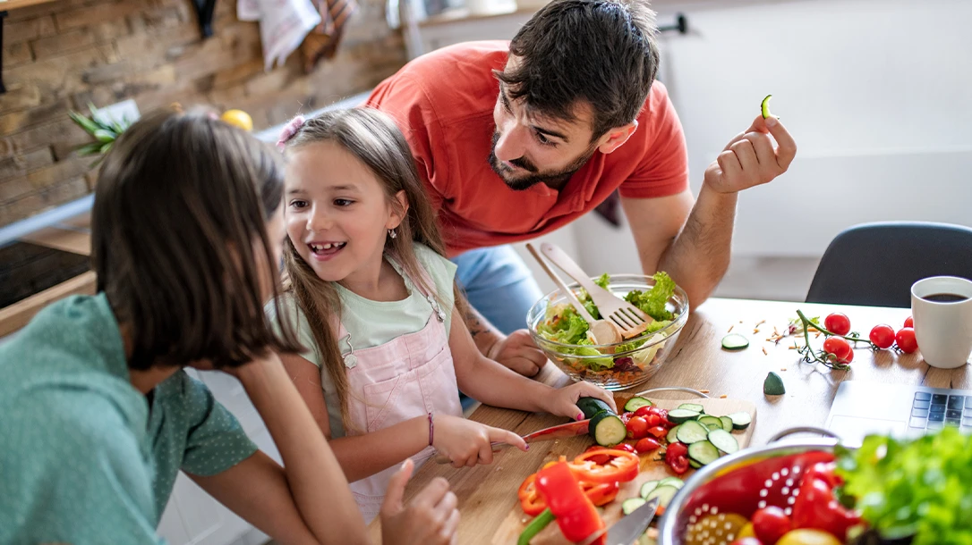 Family and food are essential parts of a quality life.