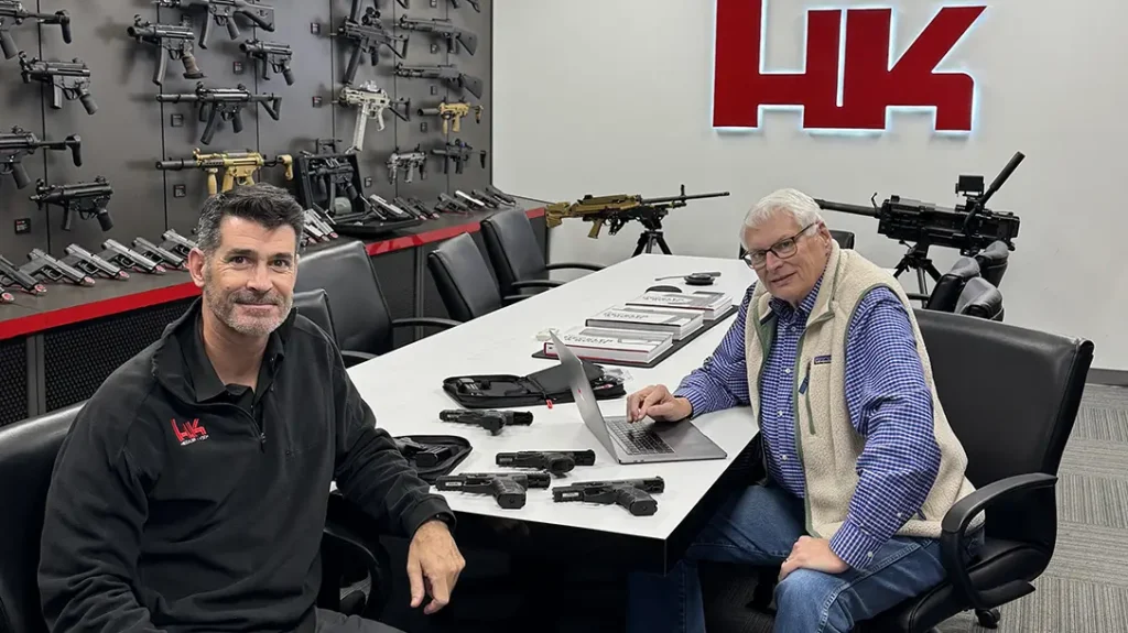 The author sat down with James Williams, HK-USA Head of Business Development, to get the back story of the VP9 pistols. The meeting was held in mythical HK’s Gray Room.
