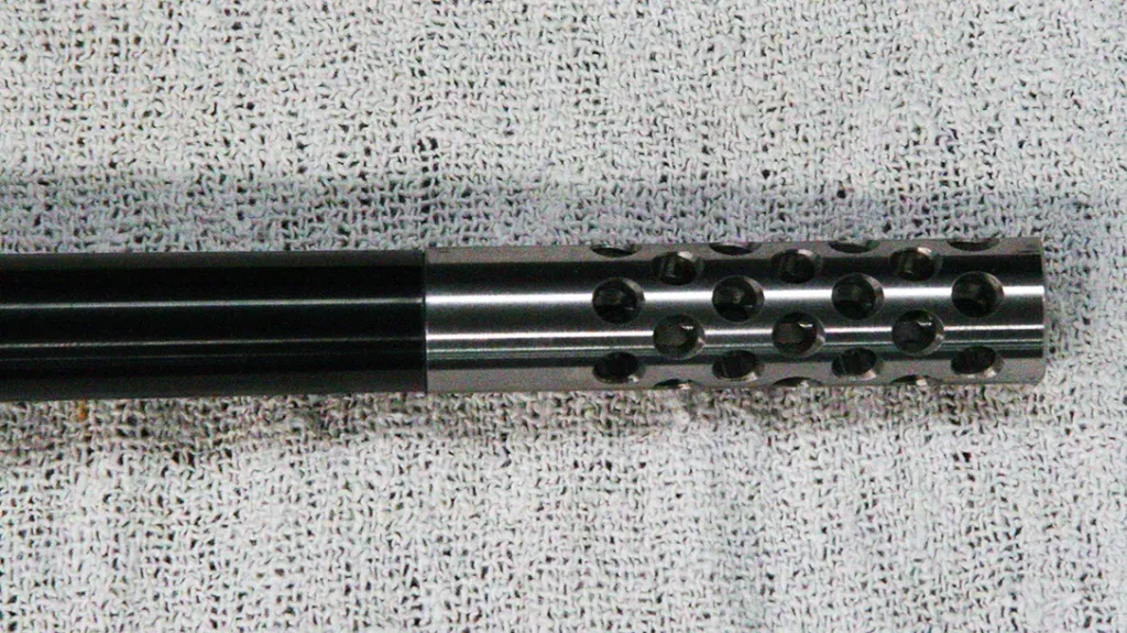 How to install a muzzle brake.