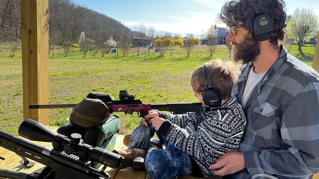 Introducing young shooters with the 10/22 rimfire platform.