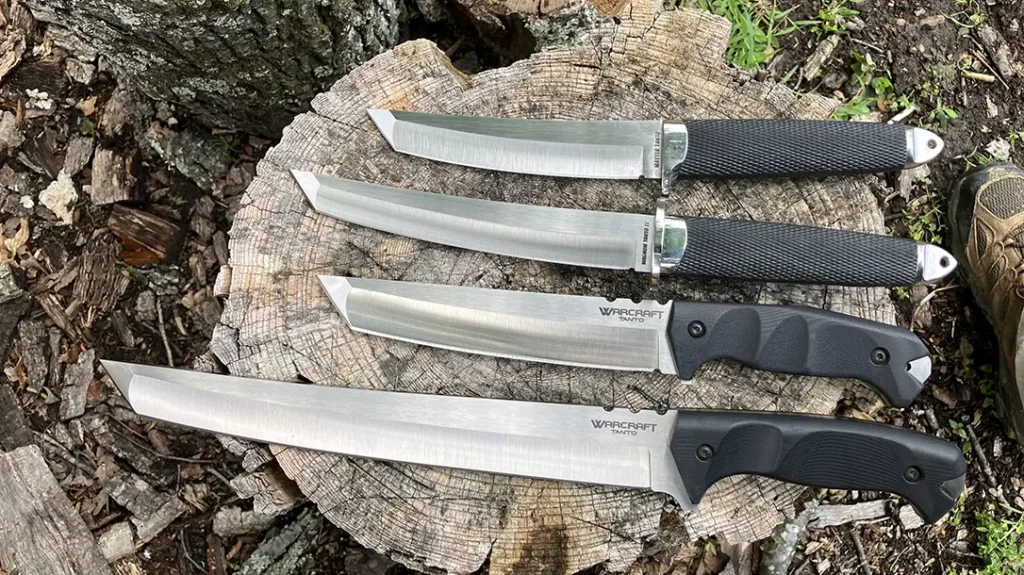 Cold Steel Tantos left-side view.