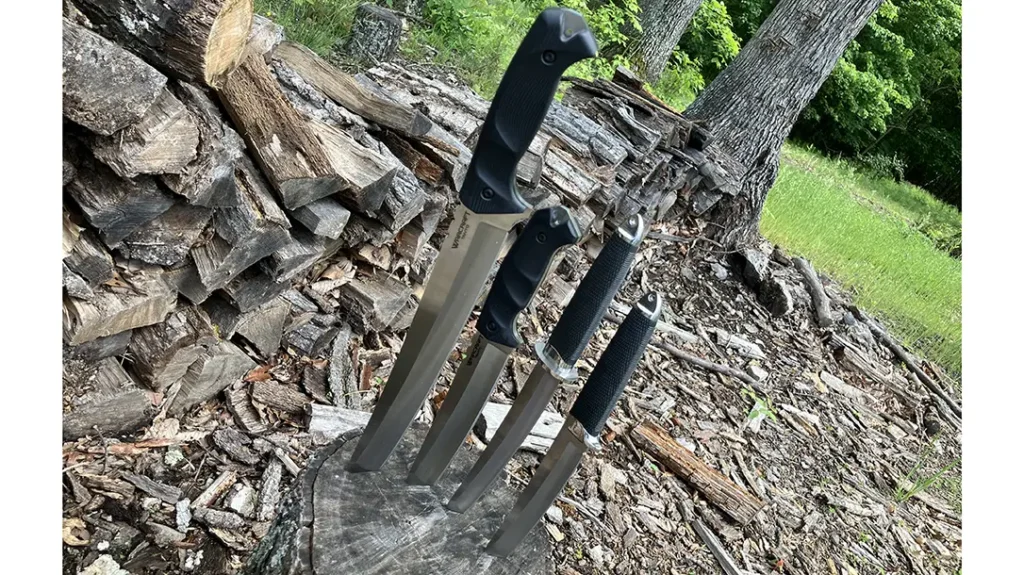 Cold Steel Tantos displayed.