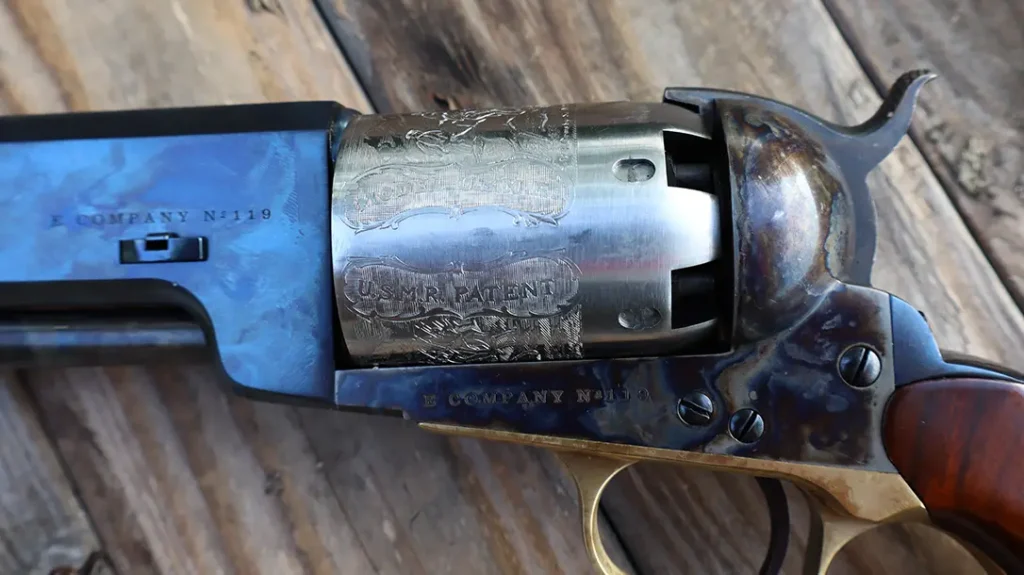 engraved cylinder.