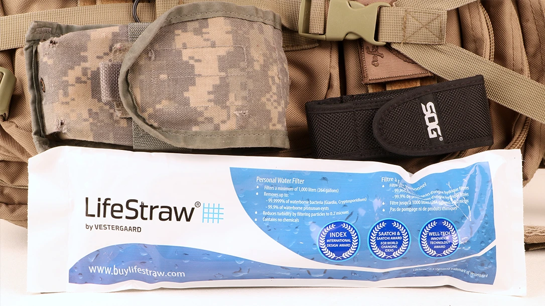 The LifeStraw is absolutely tiny and will transform most any vile bilge into drinkable water.
