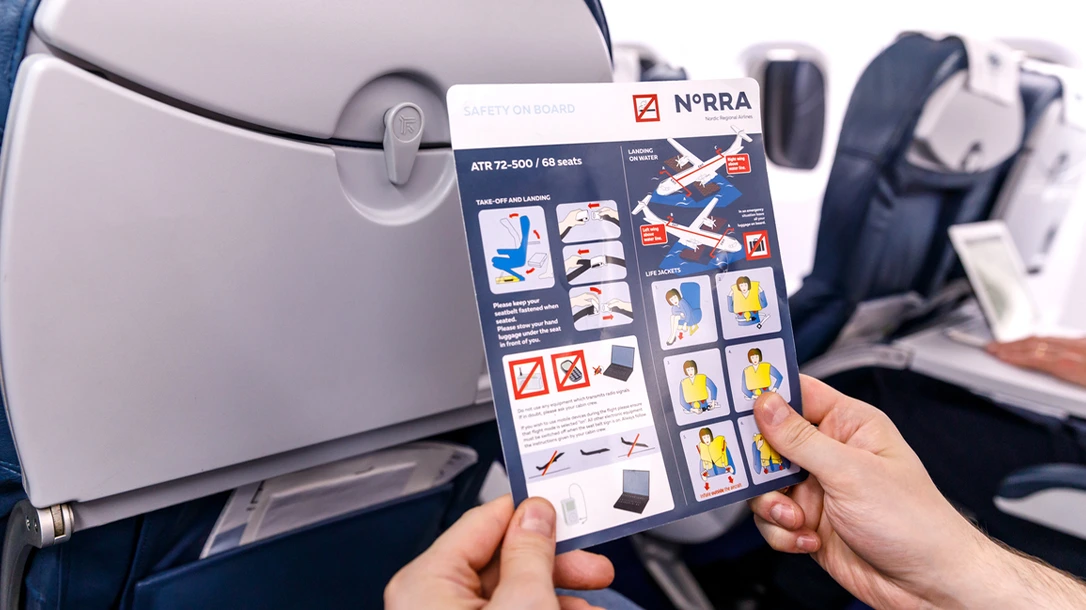 Important airline safety.