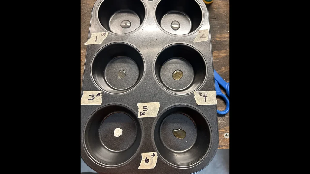 gun oil heat tests lubricant