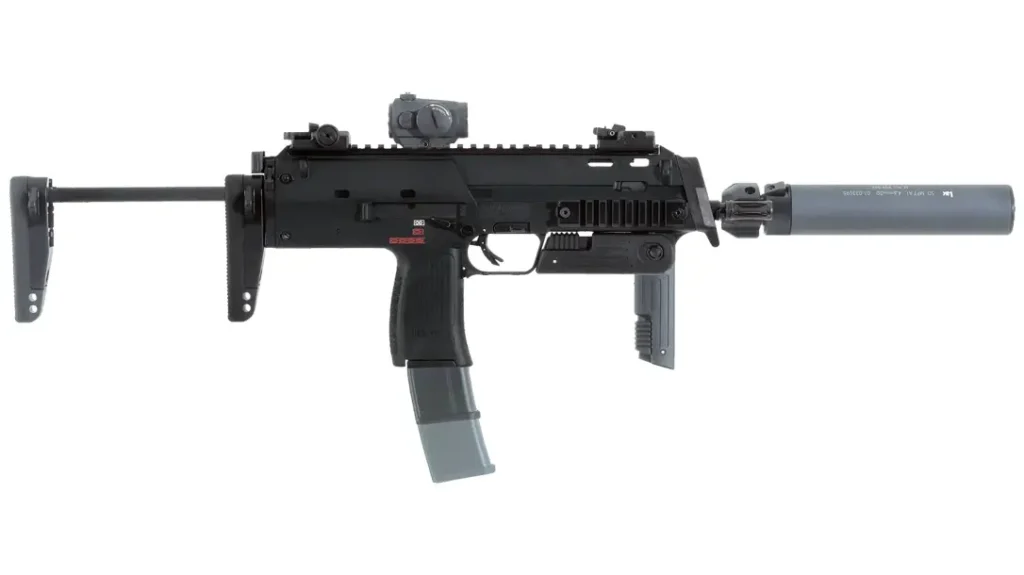 The Heckler & Koch MP7 with H&K Suppressor